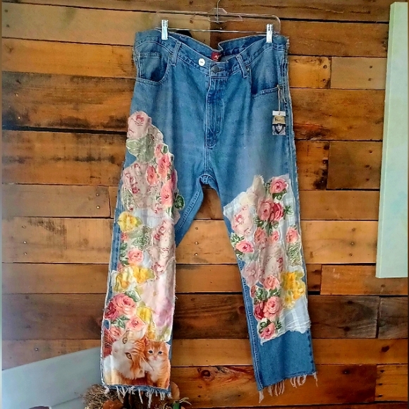 Arizona jean company (Trapos by Sonia Ruiz) Denim - Upcycled Jeans: